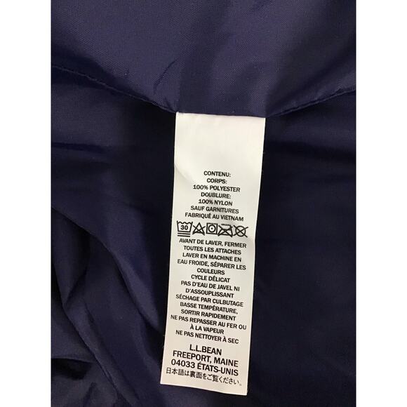 L.L. Bean Classic Double Breasted Peacoat Deepest Blue Navy sz Small 2 4 6 - Picture 12 of 14